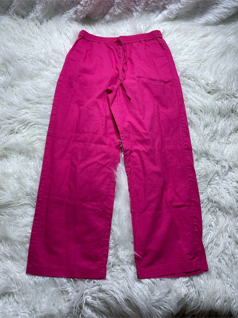 J Crew Linen-cotton Blend Slim Wide-leg Drawstring Pant